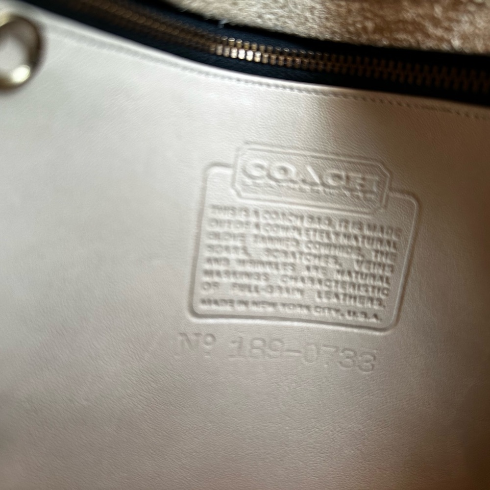 ⭐️Authentic VINTAGE Coach Classic shoulder flap saddle Bag 9170 - Picture 3 of 16